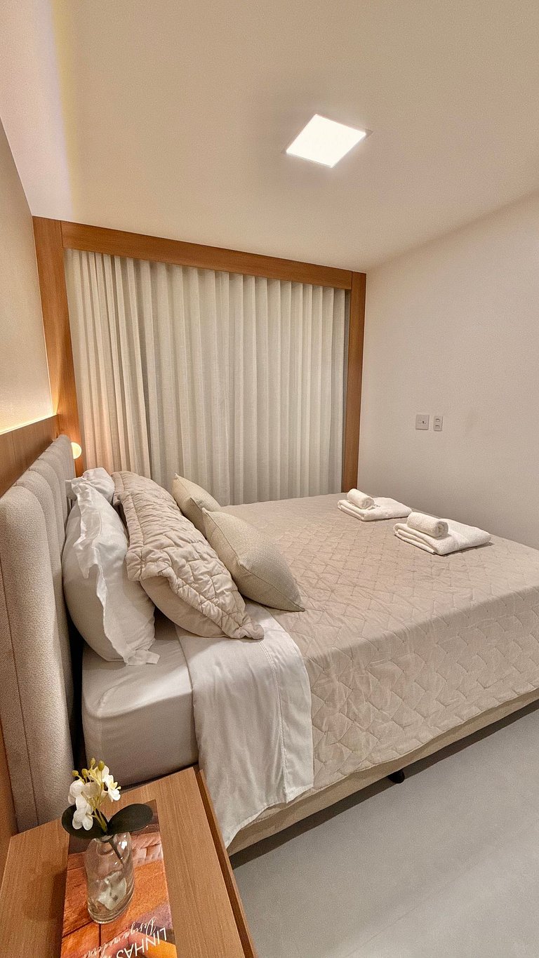 Estúdio de 1 quarto luxuoso em Jardim Camburi