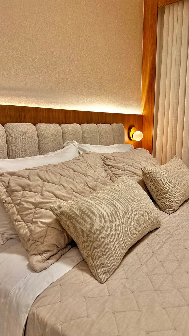 Estúdio de 1 quarto luxuoso em Jardim Camburi