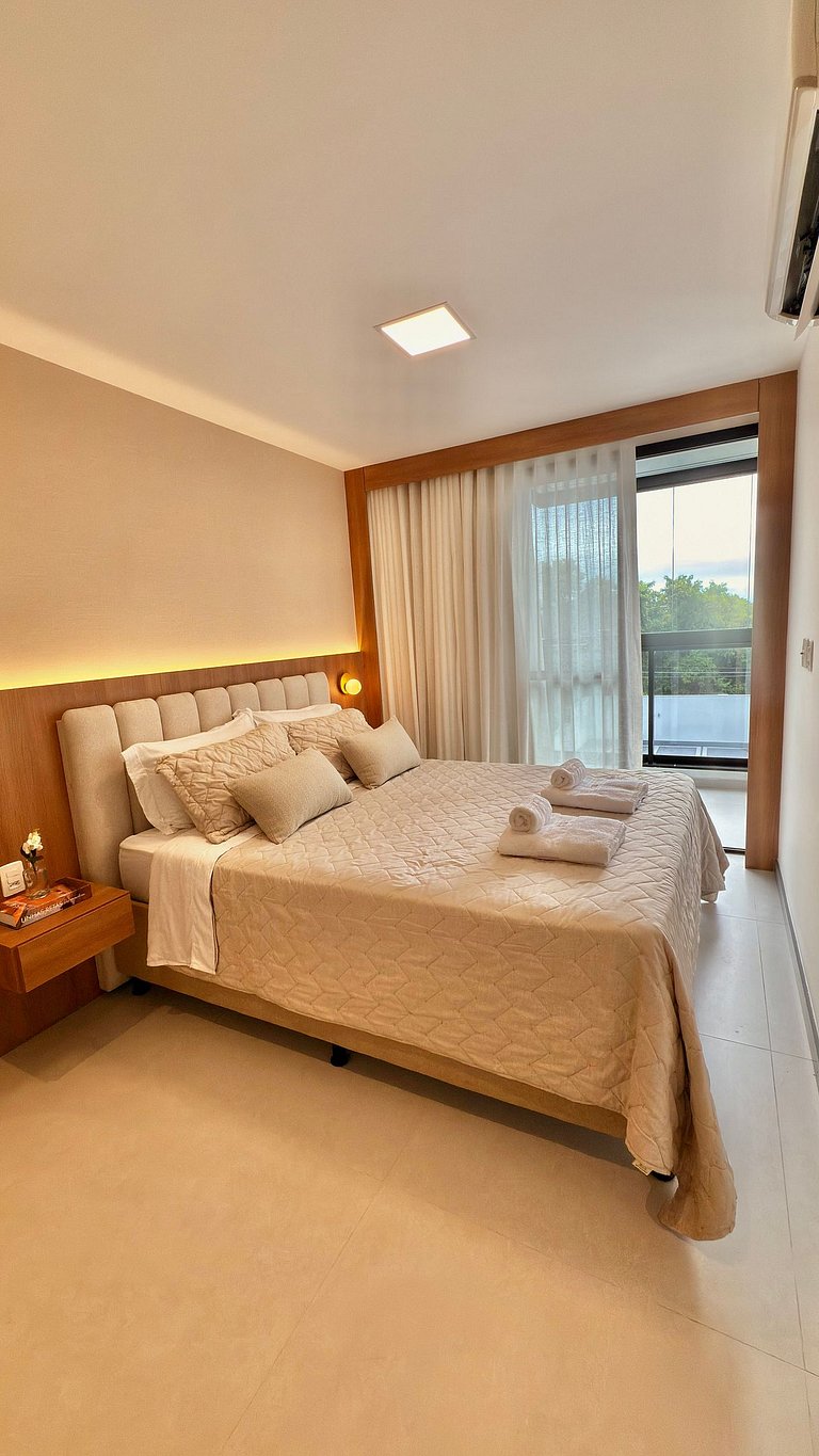 Estúdio de 1 quarto luxuoso em Jardim Camburi