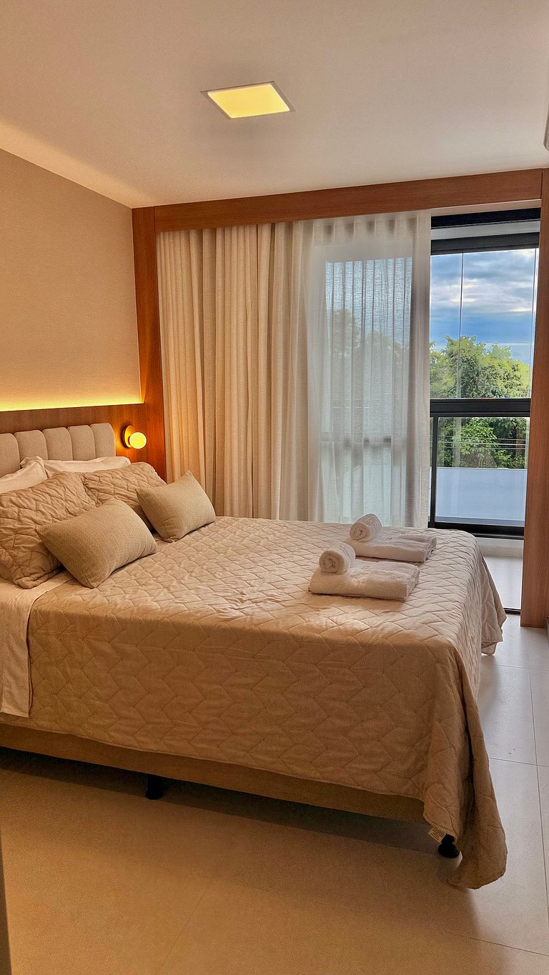 Estúdio de 1 quarto luxuoso em Jardim Camburi