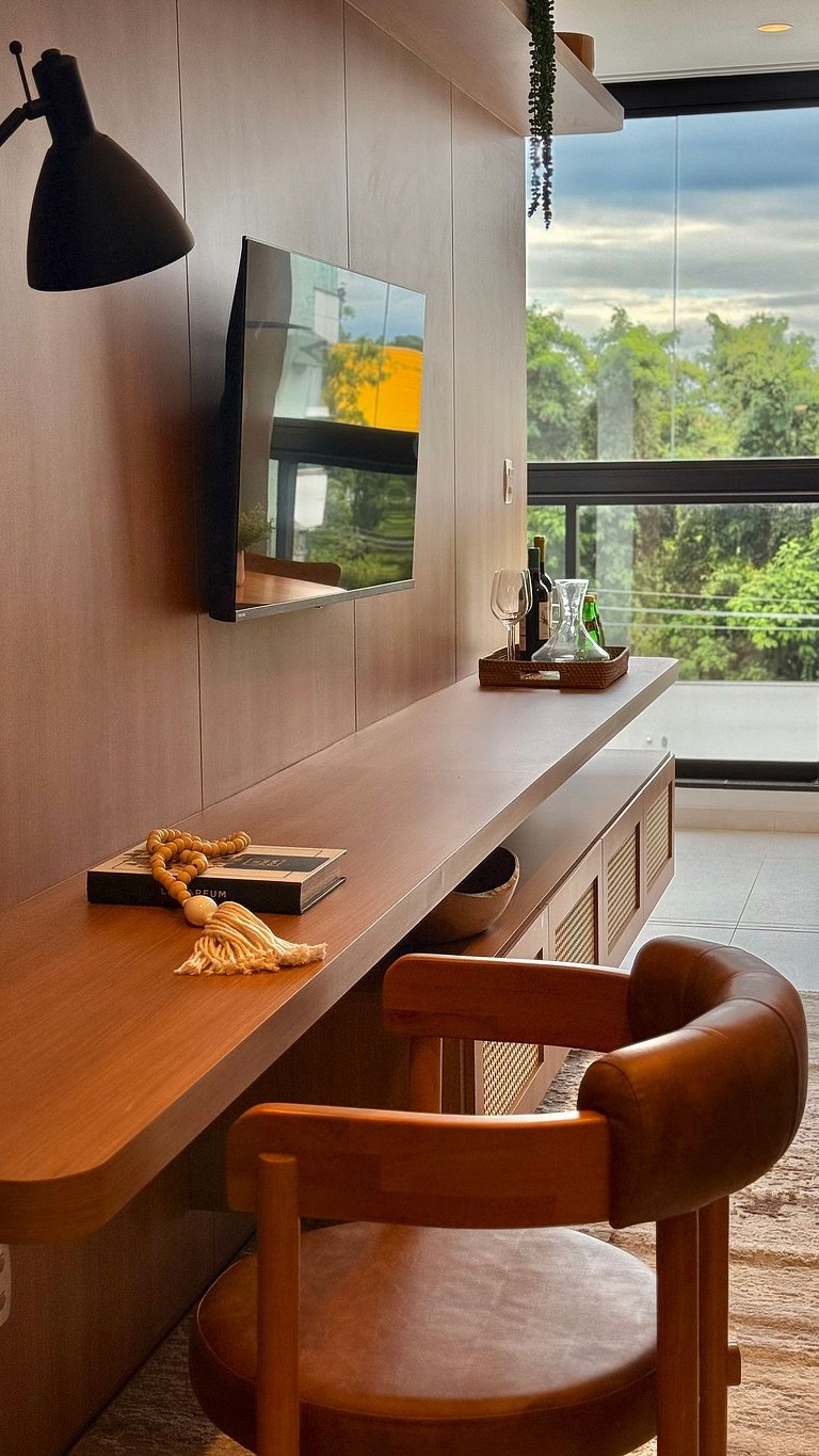 Estúdio de 1 quarto luxuoso em Jardim Camburi