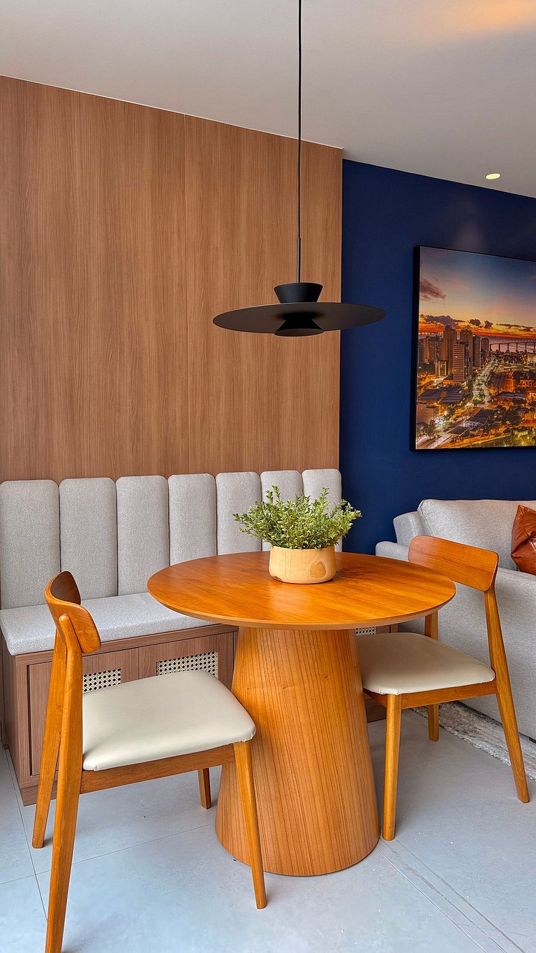 Estúdio de 1 quarto luxuoso em Jardim Camburi