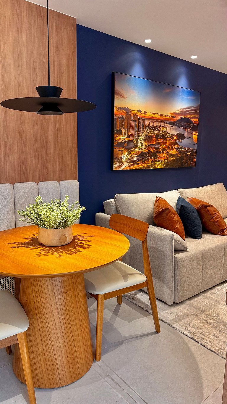 Estúdio de 1 quarto luxuoso em Jardim Camburi