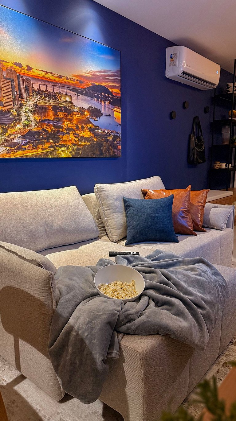 Estúdio de 1 quarto luxuoso em Jardim Camburi