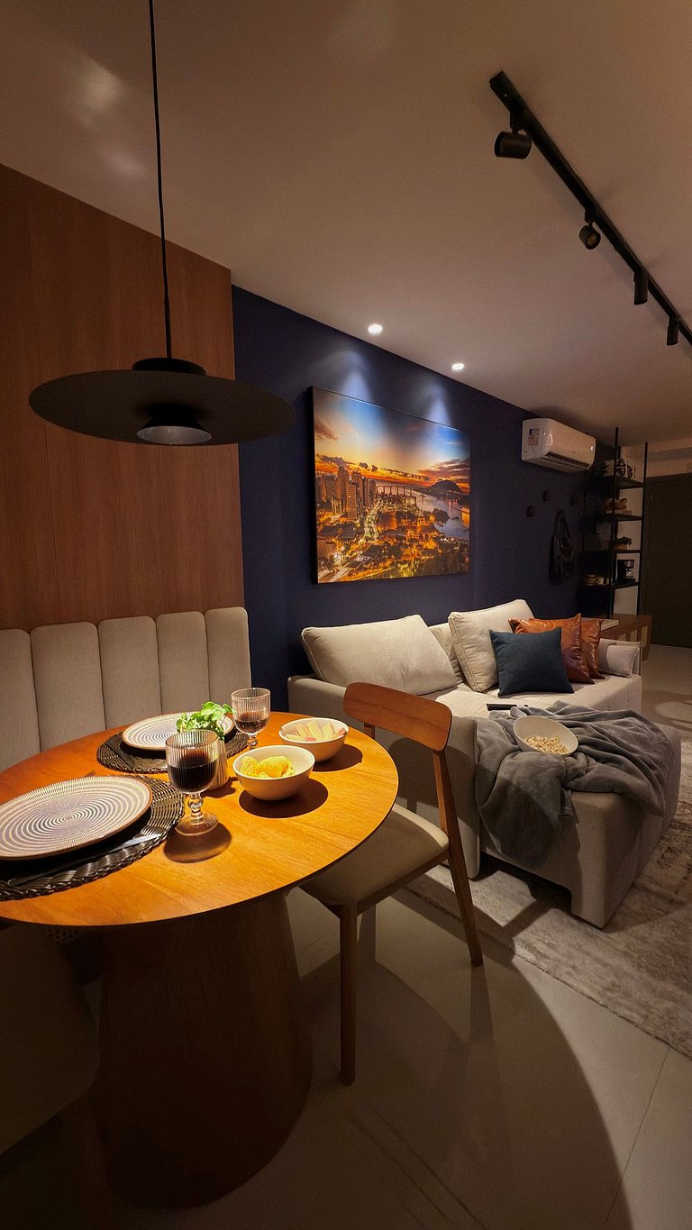 Estúdio de 1 quarto luxuoso em Jardim Camburi