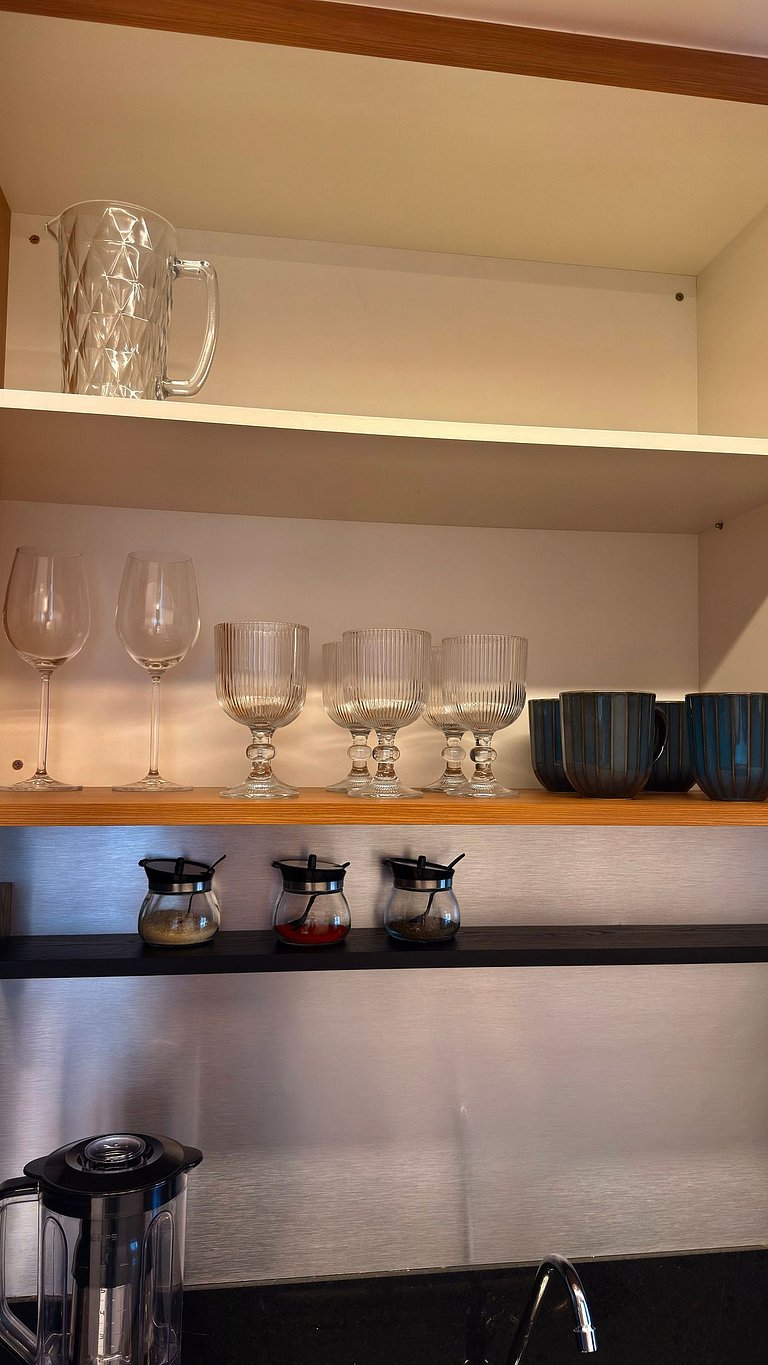 Estúdio de 1 quarto luxuoso em Jardim Camburi