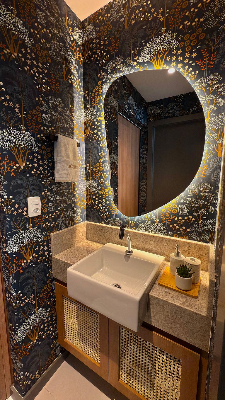 Estúdio de 1 quarto luxuoso em Jardim Camburi